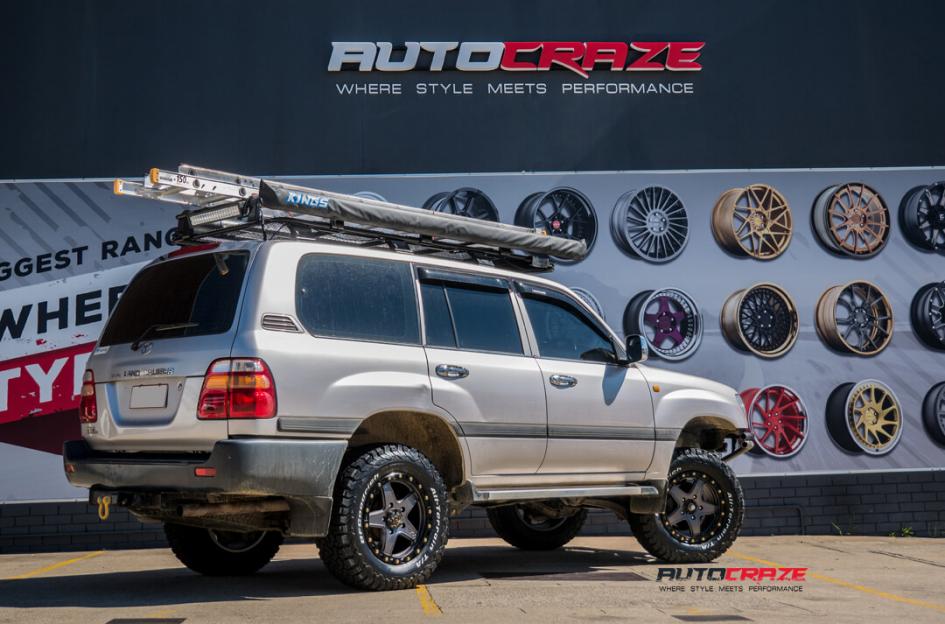 TOYOTA LANDCRUSIER ATX AX194 MATTE GREY WITH BLACK RING